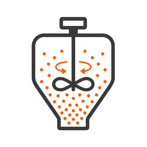 Icon representing variable feed composition