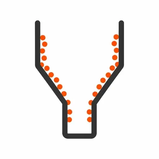 Adhesion, sticking and fouling icon