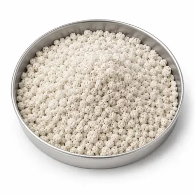 Lightweight aggregate and insulation media in a stainless steel sample dish