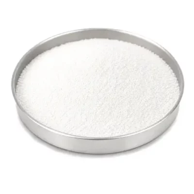 CMP abrasive and polishing powder in a shallow stainless steel sample dish