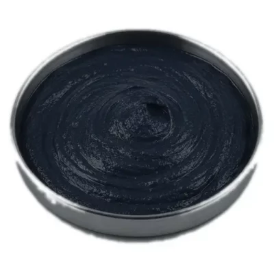 Printed-electronics ink and coating material in a shallow stainless steel sample dish
