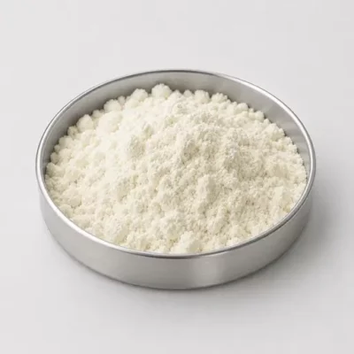 Lyophilized biologic powder cake, an amorphous and moisture sensitive dried product