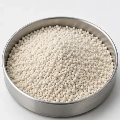 Dry cell culture medium, a multi component biotech process powder in a mixing vessel