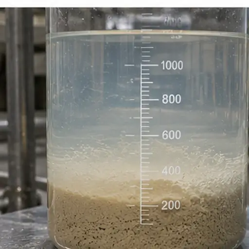 Illustration of slurry, settling and dewatering problems in powder processing.