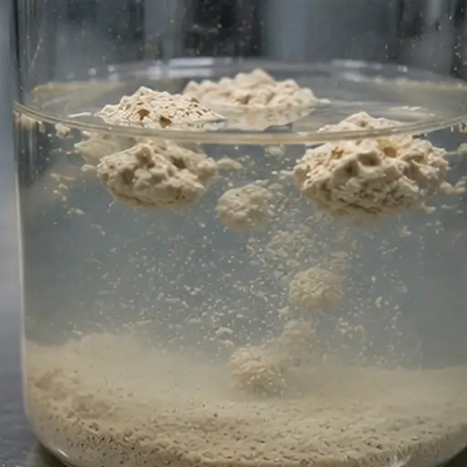Illustration of wetting, dispersion and dissolution in powder processing.