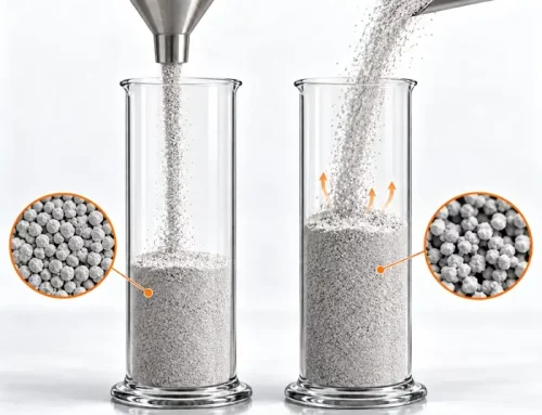 Why Does Pouring Method Change Bulk Density?